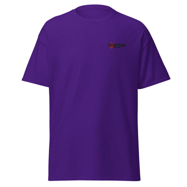 Purple Henstone Embroidered T-Shirt